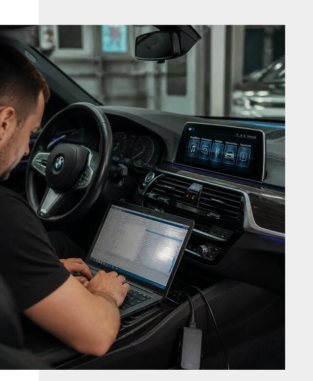 Русификация мультимедиа BMW для авто под ключ в Юрге